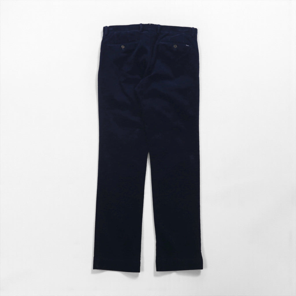 Polo Ralph Lauren Corduroy Chino Pants Slacks M Navy STRETCH SLIM FIT