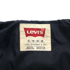 Levi's Retractable Hood Flight Jacket, XL, Black, Polyester