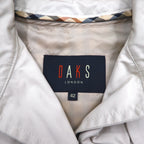 DAKS ステンカラーコート トレンチコート L ベージュ ライナー着脱式 ベルト付き 日本製