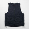 JORDAN BRAND (NIKE) Quilted Vest, Large, Black Padded Zip-Up Air Sport Golf FB3265-010