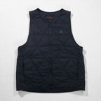 JORDAN BRAND (NIKE) Quilted Vest, Large, Black Padded Zip-Up Air Sport Golf FB3265-010