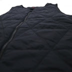 JORDAN BRAND (NIKE) Quilted Vest, Large, Black Padded Zip-Up Air Sport Golf FB3265-010