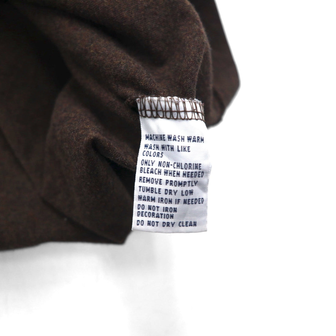 POLO RALPH LAUREN Vintage Logo Print T-Shirt XL Brown Cotton
