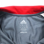 adidas Big Size 3-Stripe Track Jacket Jersey 4XL Grey Red Polyester