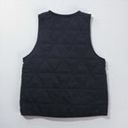 JORDAN BRAND (NIKE) Quilted Vest, Large, Black Padded Zip-Up Air Sport Golf FB3265-010