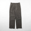 Ralph Lauren 90年代 2タック プリーツ スラックス パンツ M グレー ガンクラブチェック WASHABLE ダブルカフス