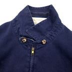 ACME CLOTHING x Warner Bros. 90s Looney Tunes Harrington Swing Top Jacket, Size XL, Navy, with Looney Tunes Character Embroidery