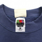Made in the USA 90s FRUIT OF THE LOOM Body Sweatshirt L Navy Fleece Lined GRAND CANYON Embroidery Fred Harvey