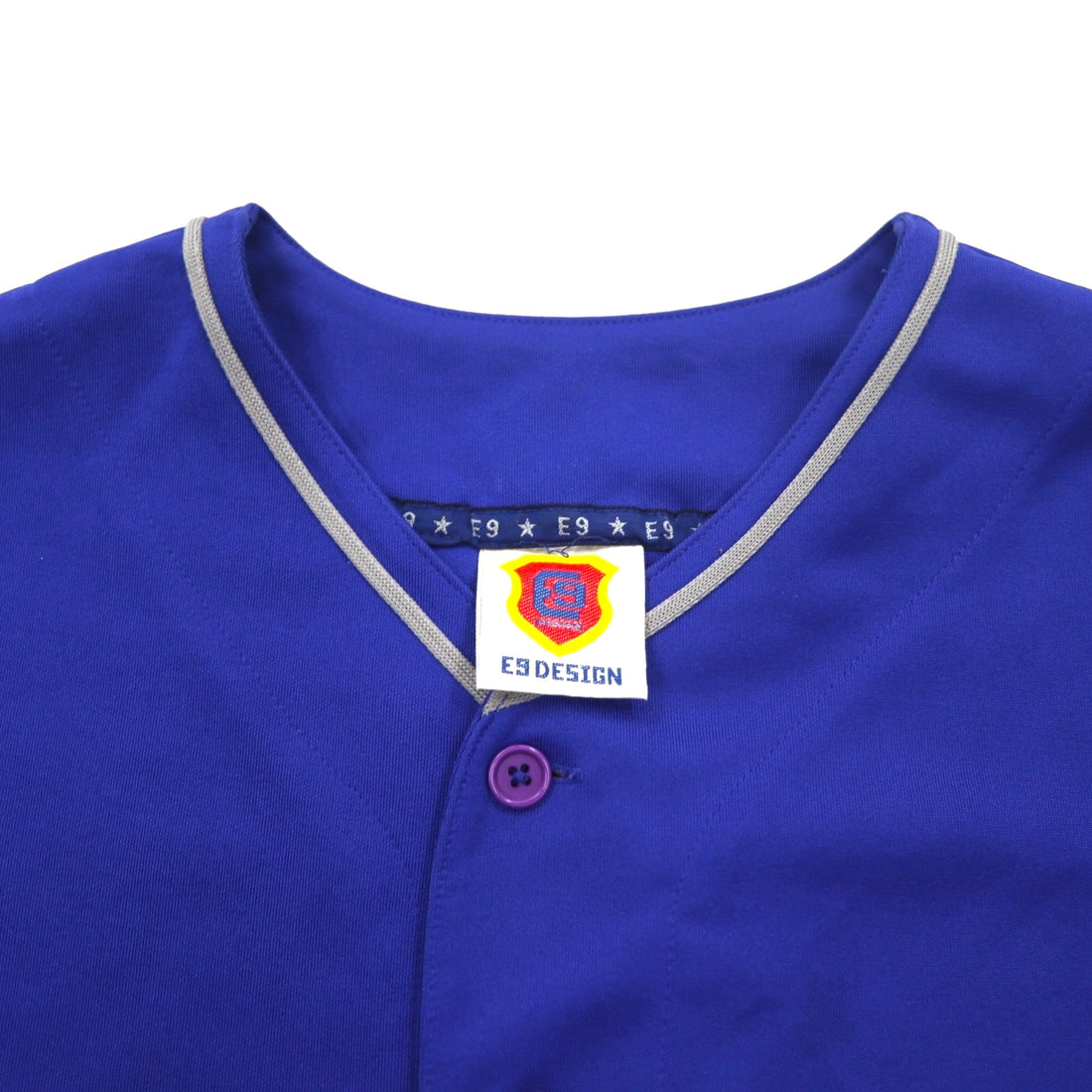 US AIR FORCE US Military Baseball Shirt 2XL Blue Polyester E9 DESIGN
