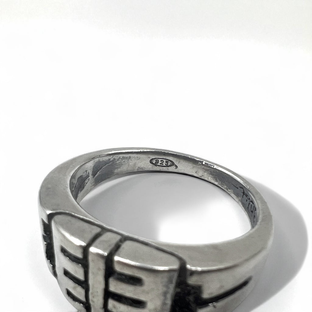 Vintage Silver Ring, Size 10, 925