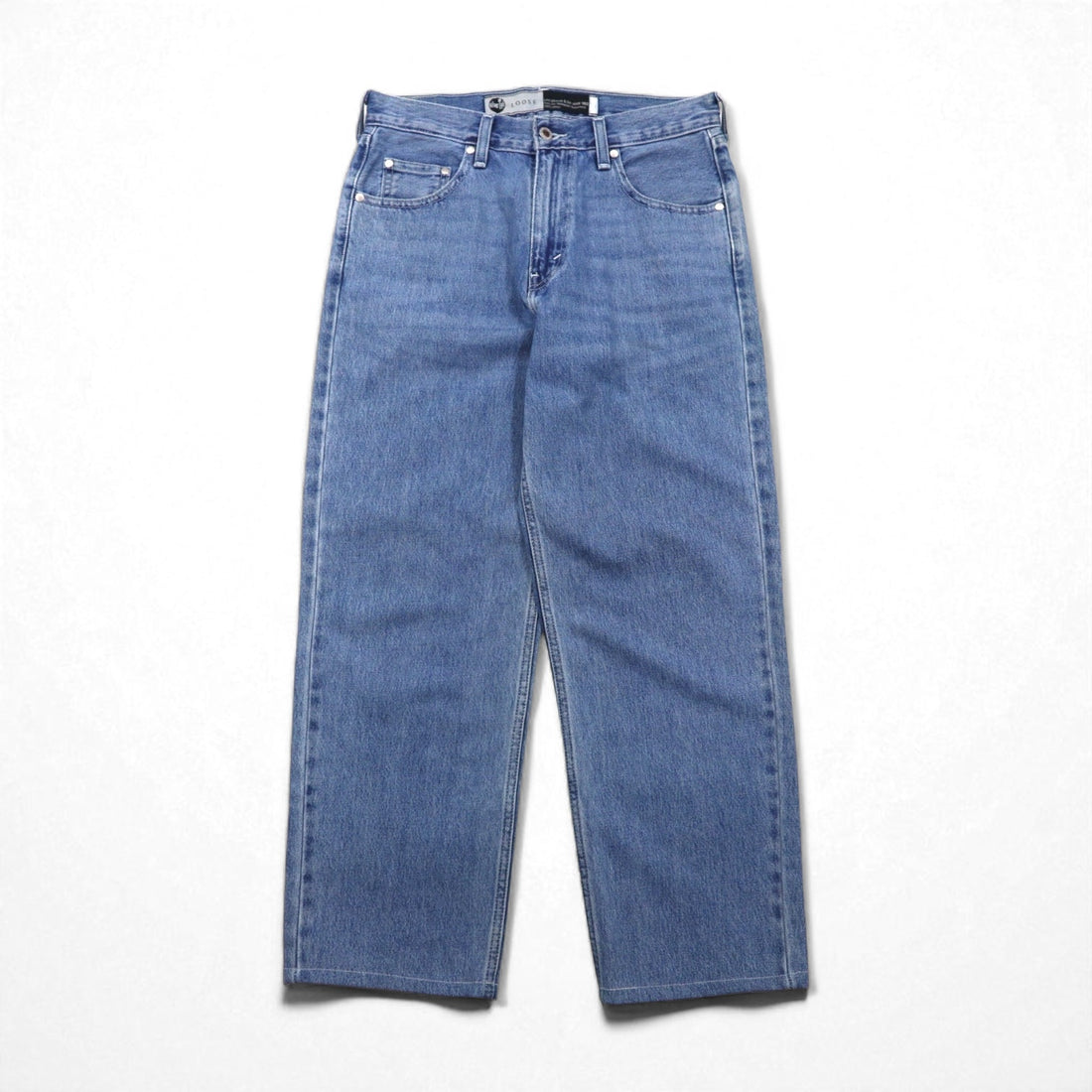 Levi's Silver Tab loose-fit baggy tapered denim jeans, size M, indigo and blue, A3421-0001