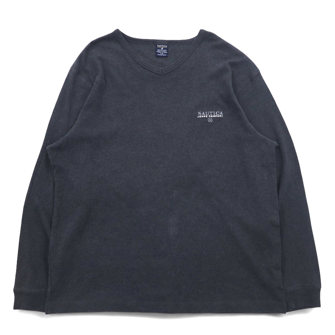 NAUTICA Made in Canada 90s Long Sleeve T-Shirt Long TL Grey JEANS COMPANY