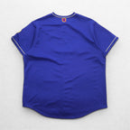 US AIR FORCE US Military Baseball Shirt 2XL Blue Polyester E9 DESIGN