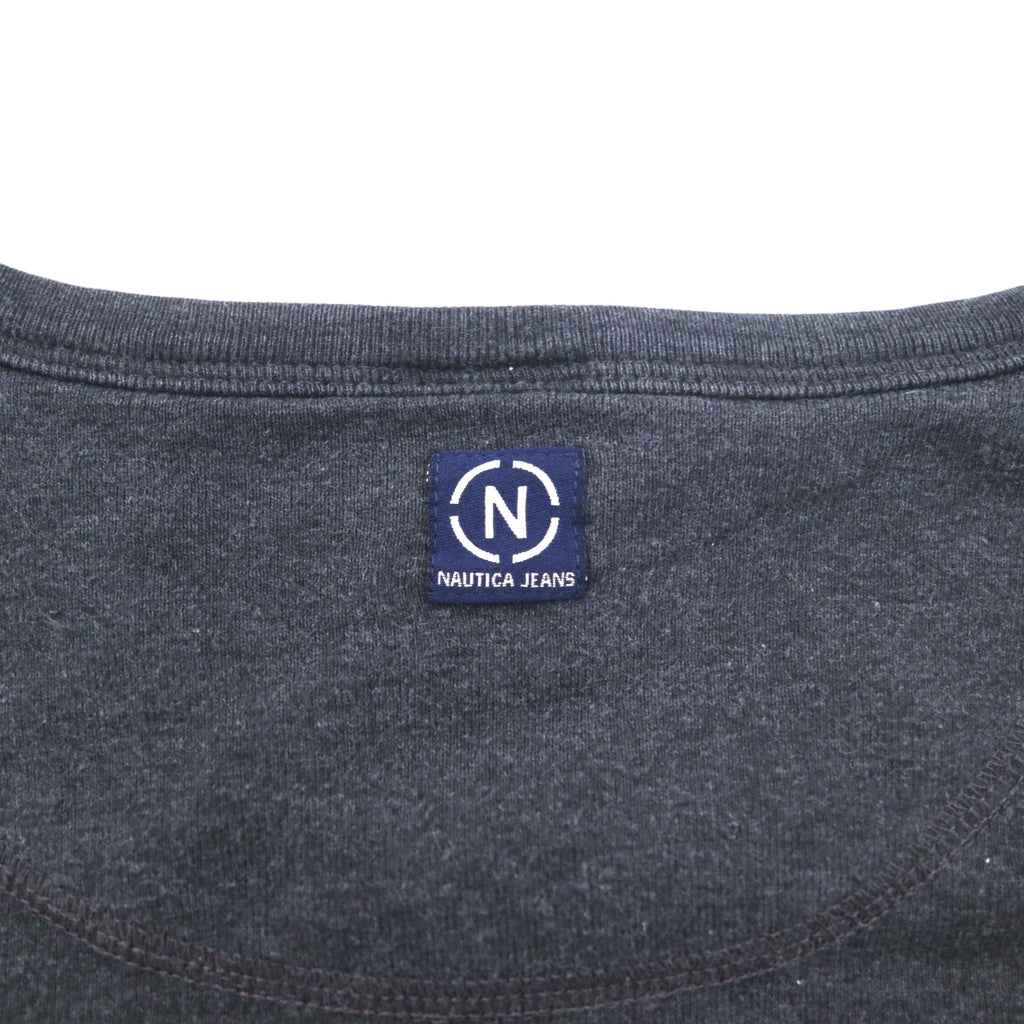 NAUTICA Made in Canada 90s Long Sleeve T-Shirt Long TL Grey JEANS COMPANY