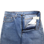Levi's 90s USA made 510 denim pants M indigo blue button back 501 510-7147