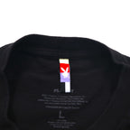PLAYBOY Japanese Katakana TOKYO JAPAN Anime T-shirt L Black Cotton Back Print