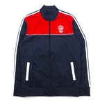 GUESS Track Jacket Jersey M Navy Red Sideline ORSON COLOR M92Q32K8GT0