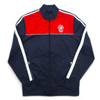 GUESS Track Jacket Jersey M Navy Red Sideline ORSON COLOR M92Q32K8GT0
