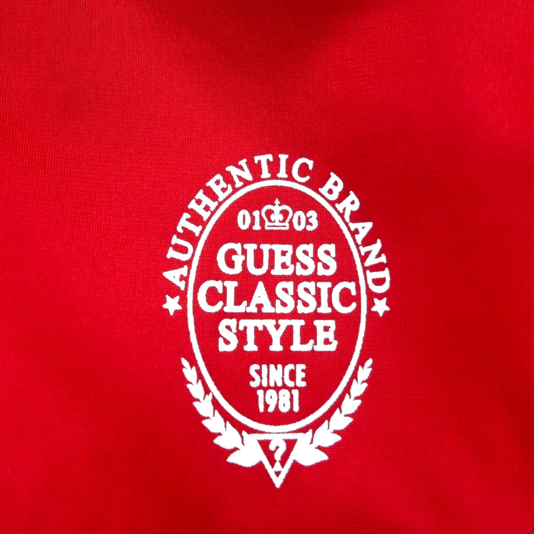 GUESS Track Jacket Jersey M Navy Red Sideline ORSON COLOR M92Q32K8GT0