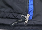 Columbia Mountain Parka XL Blue Black Nylon Double Zip Drawcord Made in Sri Lanka