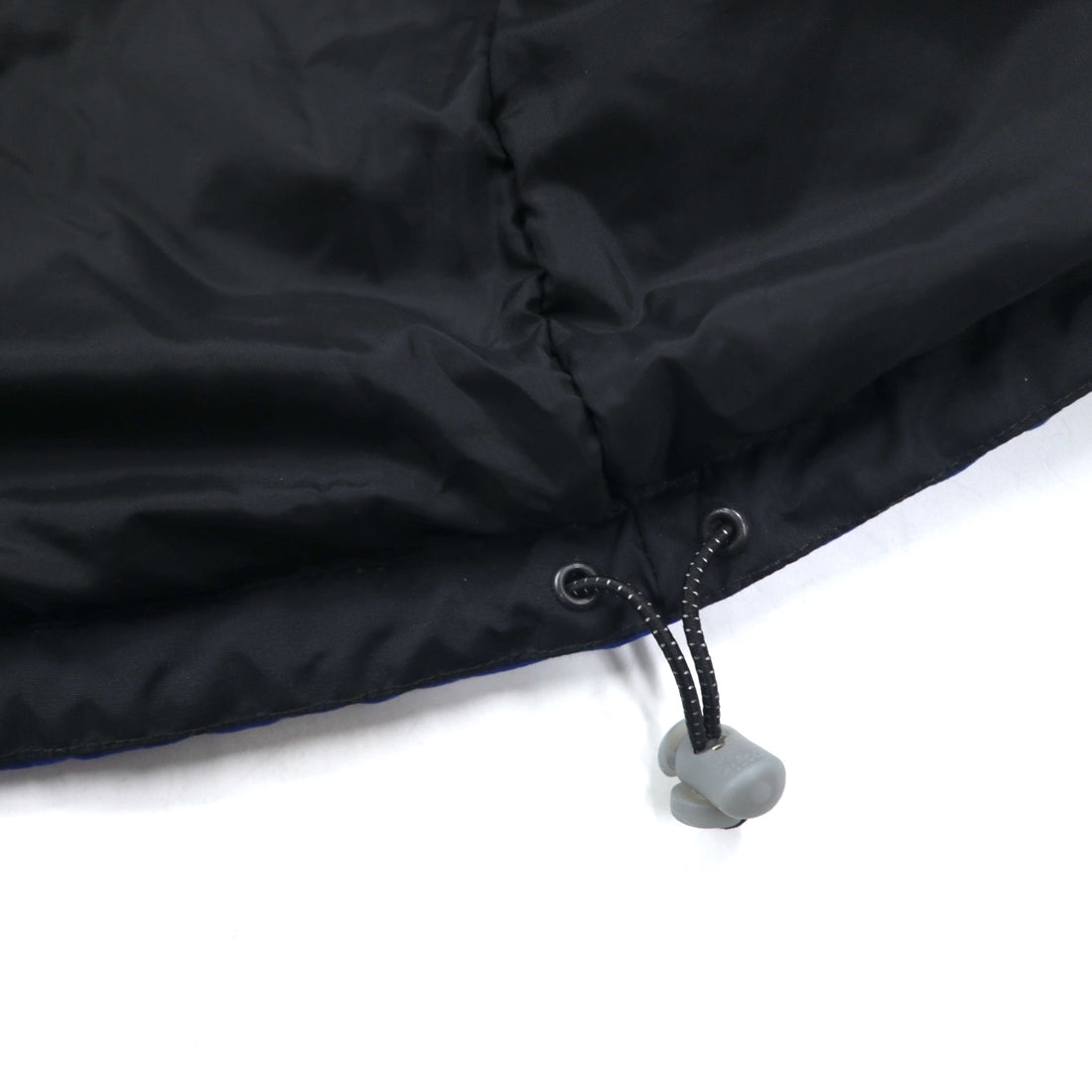 Columbia Mountain Parka XL Blue Black Nylon Double Zip Drawcord Made in Sri Lanka