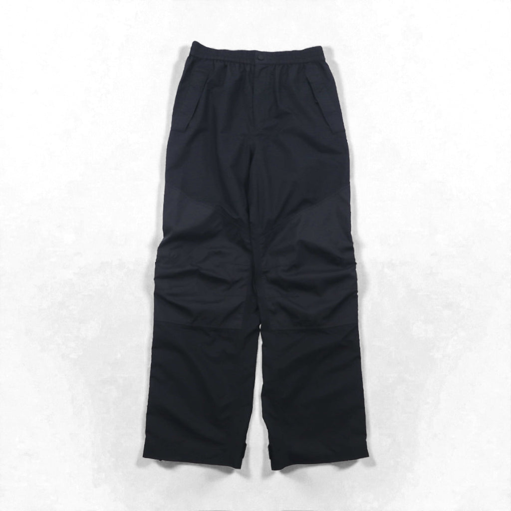 Cabela's Waterproof GORE-TEX Outdoor Double Knee Rain Pants, Size L, Black, with Zippered Hem and Slits
