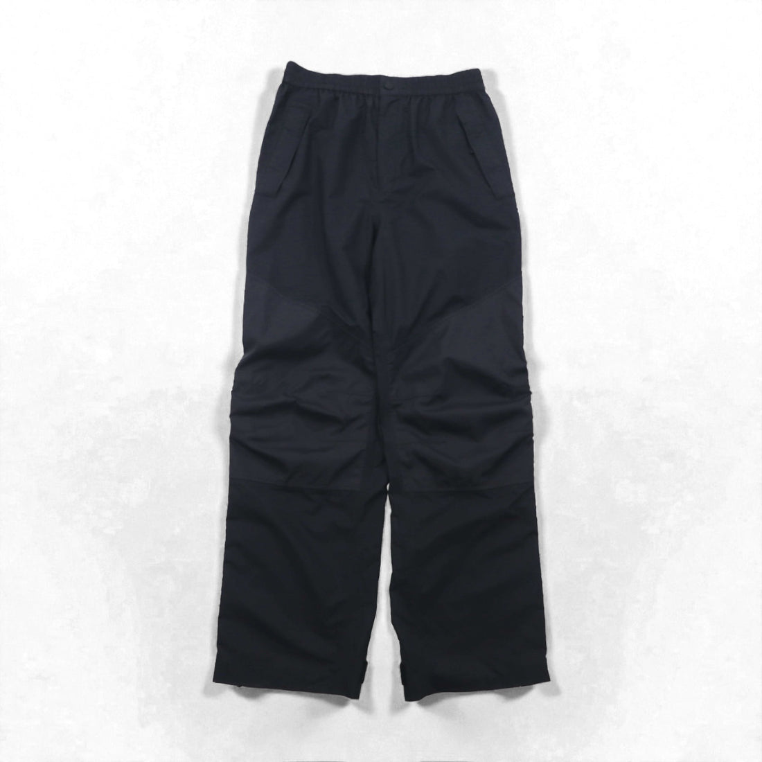 Cabela's Waterproof GORE-TEX Outdoor Double Knee Rain Pants, Size L, Black, with Zippered Hem and Slits