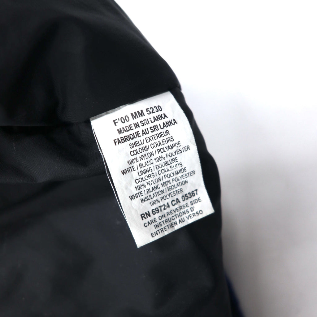 Columbia Mountain Parka XL Blue Black Nylon Double Zip Drawcord Made in Sri Lanka