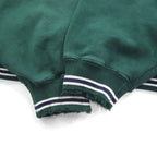 GEAR FOR SPORT 90s Big Cotton Rib-Line College Print Sweatshirt, Size L, Green, 3-Layer Print, Indiana University Arch Logo