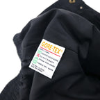 Cabela's Waterproof GORE-TEX Outdoor Double Knee Rain Pants, Size L, Black, with Zippered Hem and Slits