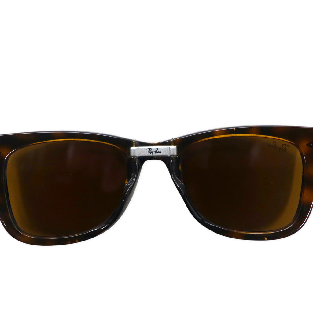 Ray-Ban Wayfarer Folding Sunglasses Brown Tokko RB4105 710 50⬜︎22 3N Wayfarer Folding Classic Made in Italy