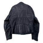 HARLEY DAVIDSON ダブル ライダースジャケット レザージャケット 38 ブラック 牛革