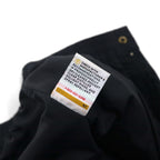 Cabela's Waterproof GORE-TEX Outdoor Double Knee Rain Pants, Size L, Black, with Zippered Hem and Slits