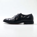 Johnston &amp; Murphy USA Heritage Cap Toe Straight Tip Dress Shoes, Size 27.5cm, Black Leather, 13436 15-1161 603N