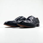 Johnston &amp; Murphy USA Heritage Cap Toe Straight Tip Dress Shoes, Size 27.5cm, Black Leather, 13436 15-1161 603N