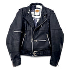 HARLEY DAVIDSON ダブル ライダースジャケット レザージャケット 38 ブラック 牛革