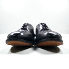 Johnston &amp; Murphy USA Heritage Cap Toe Straight Tip Dress Shoes, Size 27.5cm, Black Leather, 13436 15-1161 603N