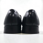 Johnston &amp; Murphy USA Heritage Cap Toe Straight Tip Dress Shoes, Size 27.5cm, Black Leather, 13436 15-1161 603N