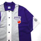 CONVERSE 90年代 USA製 バスケ ゲームシャツ XL ユニオンチケット スナップボタン TCU Texas Christian University