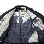 HARLEY DAVIDSON ダブル ライダースジャケット レザージャケット 38 ブラック 牛革