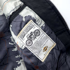 HARLEY DAVIDSON ダブル ライダースジャケット レザージャケット 38 ブラック 牛革