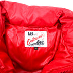 Lee Outerwear Down Jacket M Red Nylon 19410-209 Unused