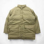Woolrich 80s 65/35 Cross Volume Down Jacket, XL, Beige, White Tag, Removable Hood, Drawcord
