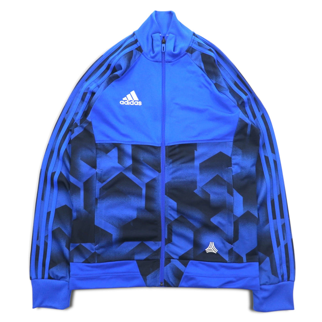 adidas Track Jacket Jersey M Blue CLIMALITE 3-Stripes RENGI B46918