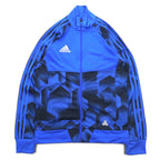 adidas Track Jacket Jersey M Blue CLIMALITE 3-Stripes RENGI B46918