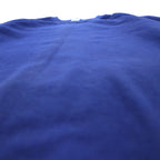 Made in the USA, 90s Blank Sweatshirt, XL, Blue, Solid Cotton, Brushed Lining