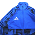 adidas Track Jacket Jersey M Blue CLIMALITE 3-Stripes RENGI B46918