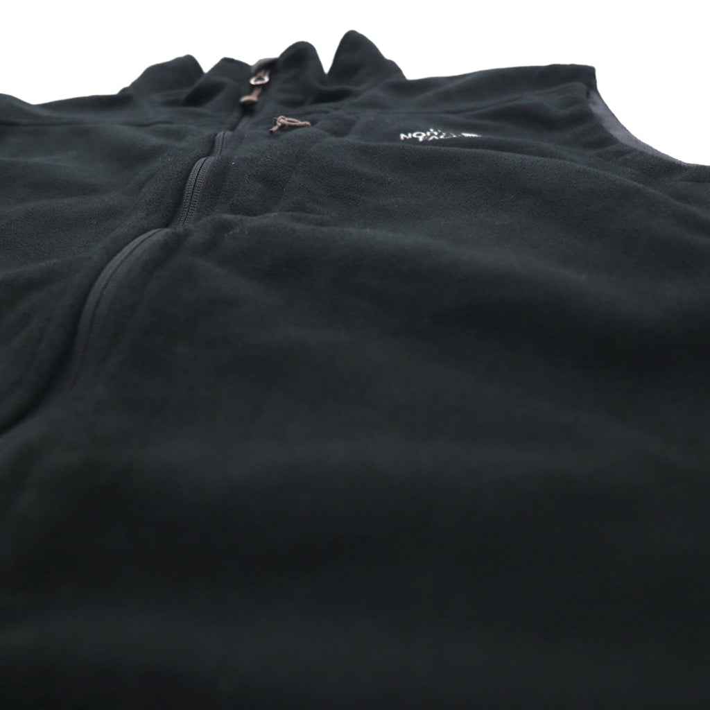 THE NORTH FACE フルジップ フリース ベスト L ブラック WINDWALL ポリエステル