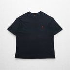 POLO RALPH LAUREN Pocket T-shirt, Pocket Tee, 3XL, Black, Small Pony Embroidery