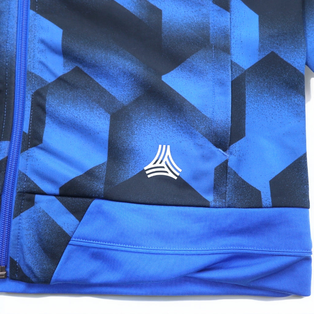 adidas Track Jacket Jersey M Blue CLIMALITE 3-Stripes RENGI B46918